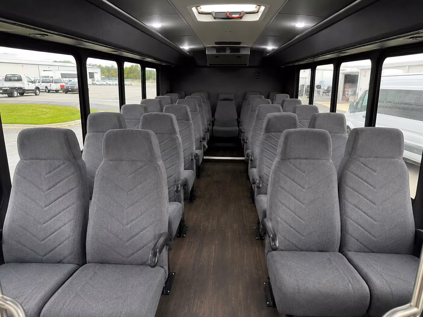 15 passenger minibus inside