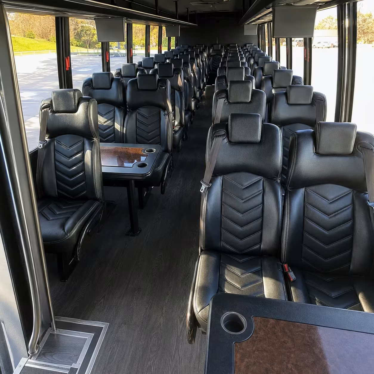 25 passenger minibus inside