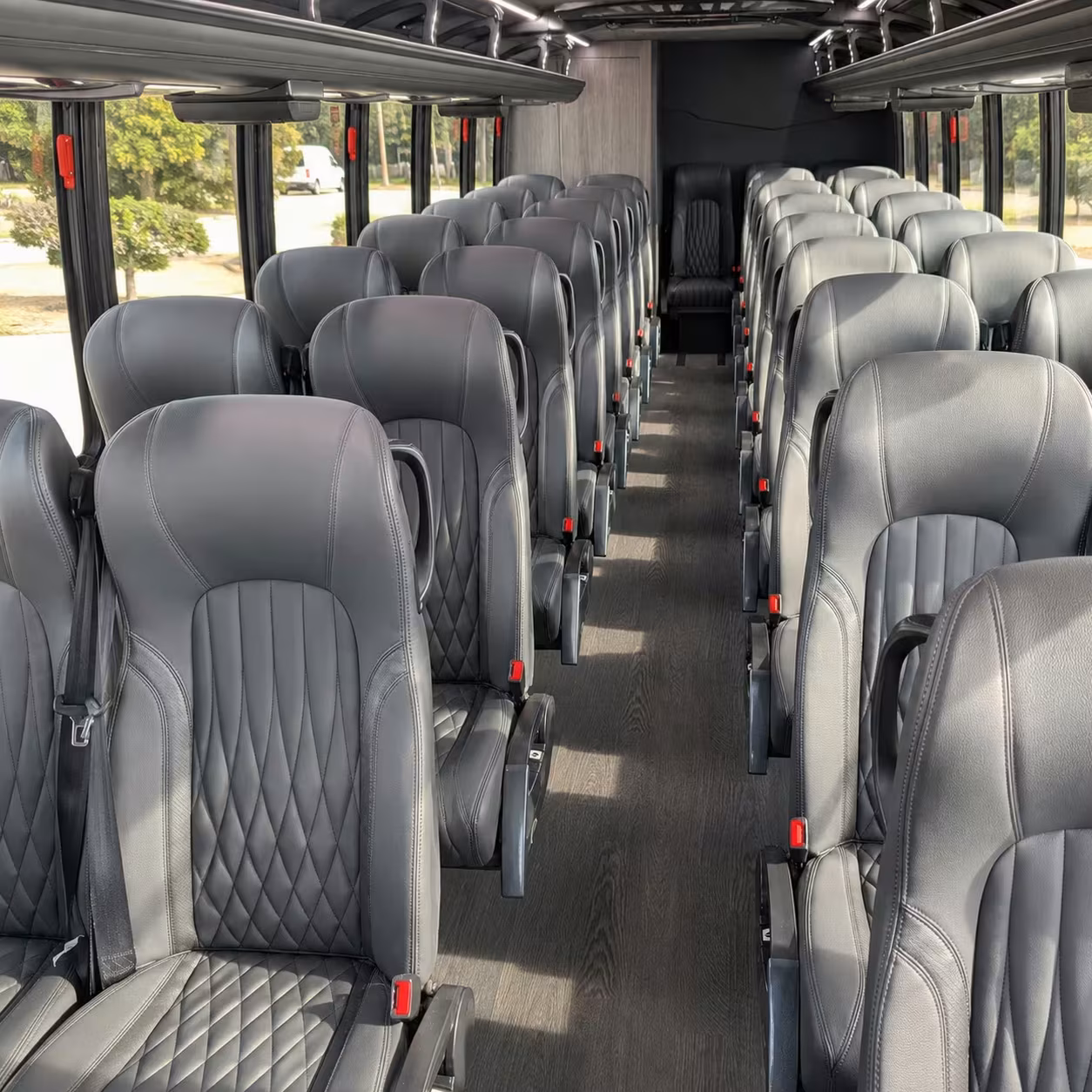 25 passenger minibus interior