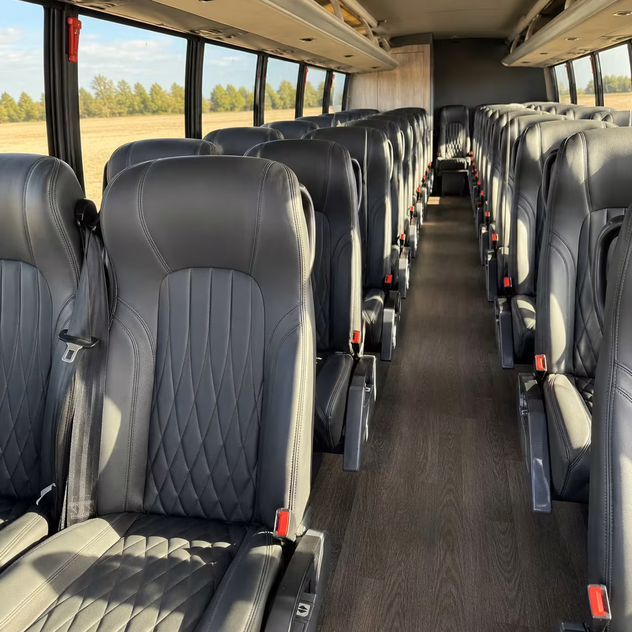 28 passenger minibus inside
