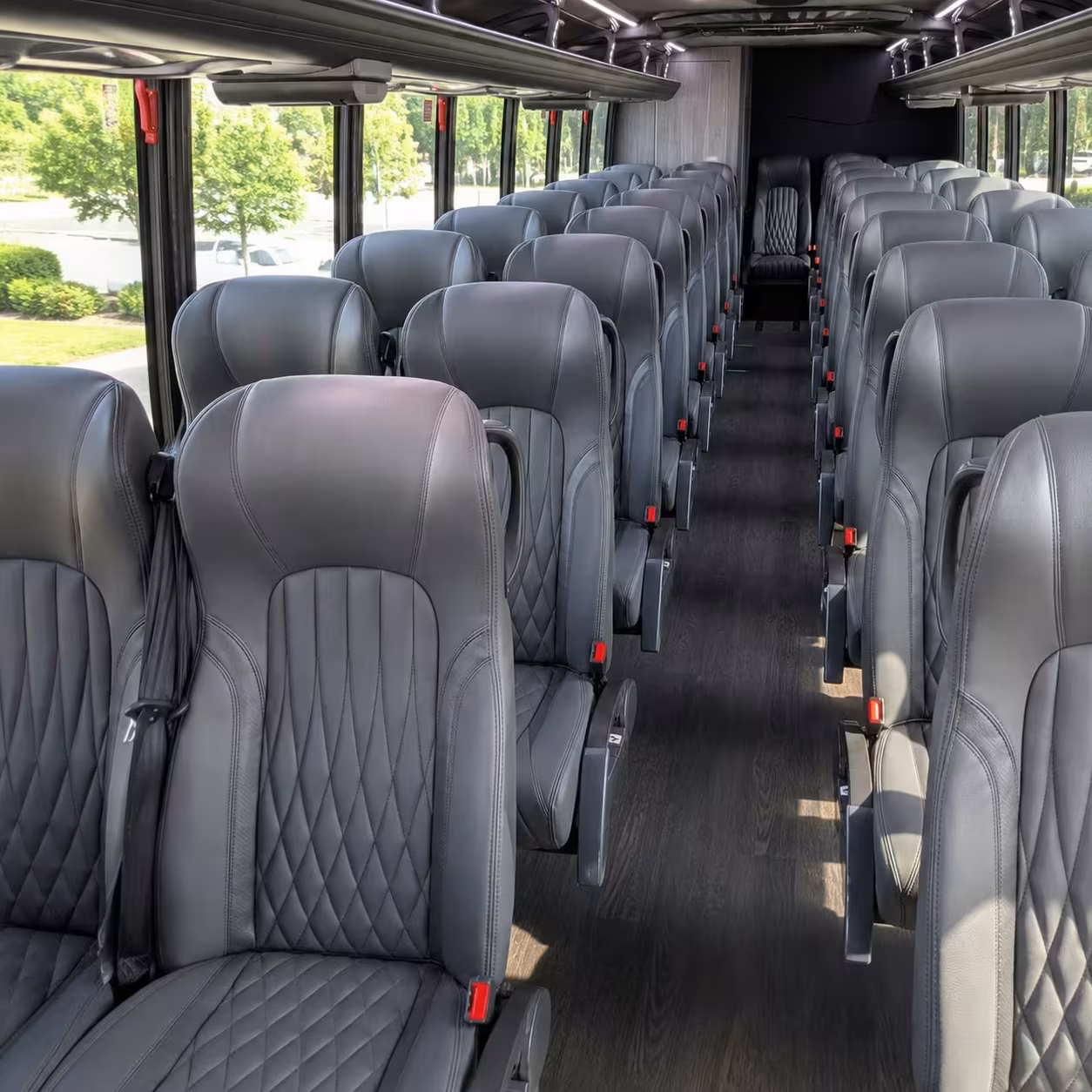 28 passenger minibus interior
