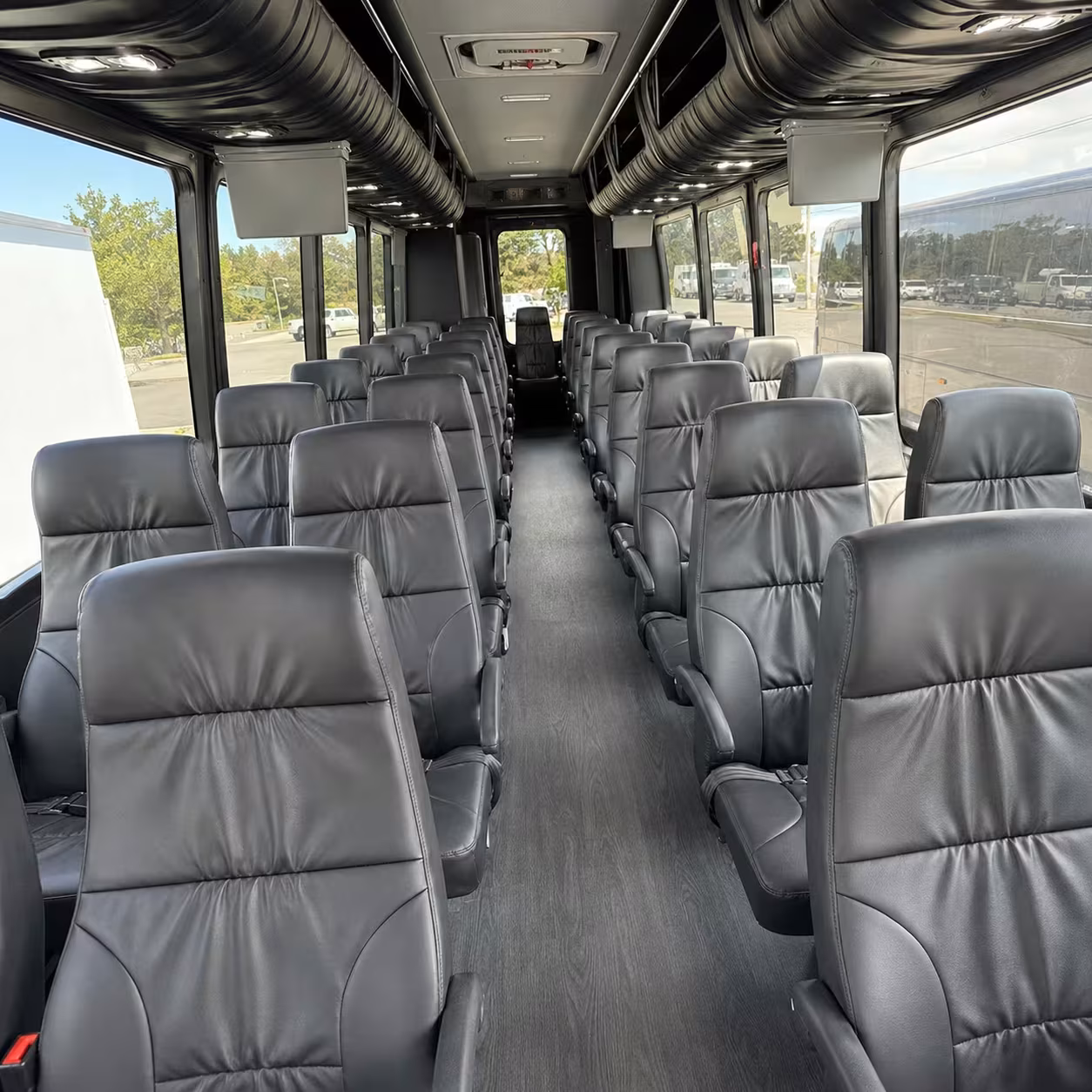 35 passenger minibus inside
