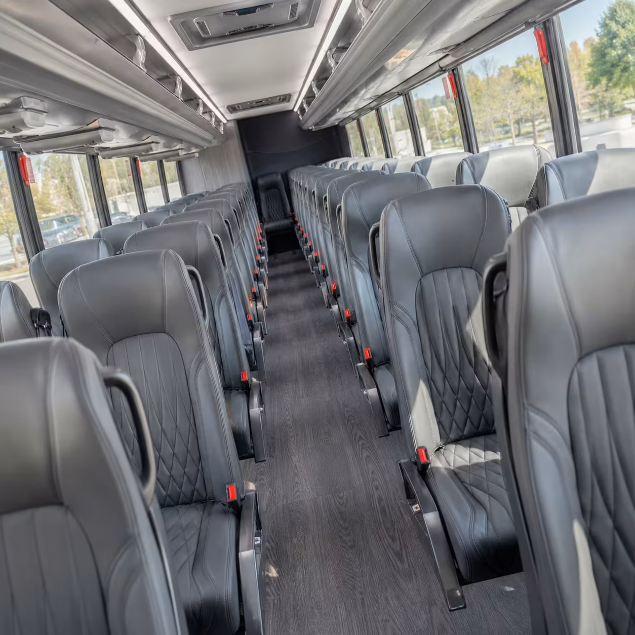 35 passenger minibus interior