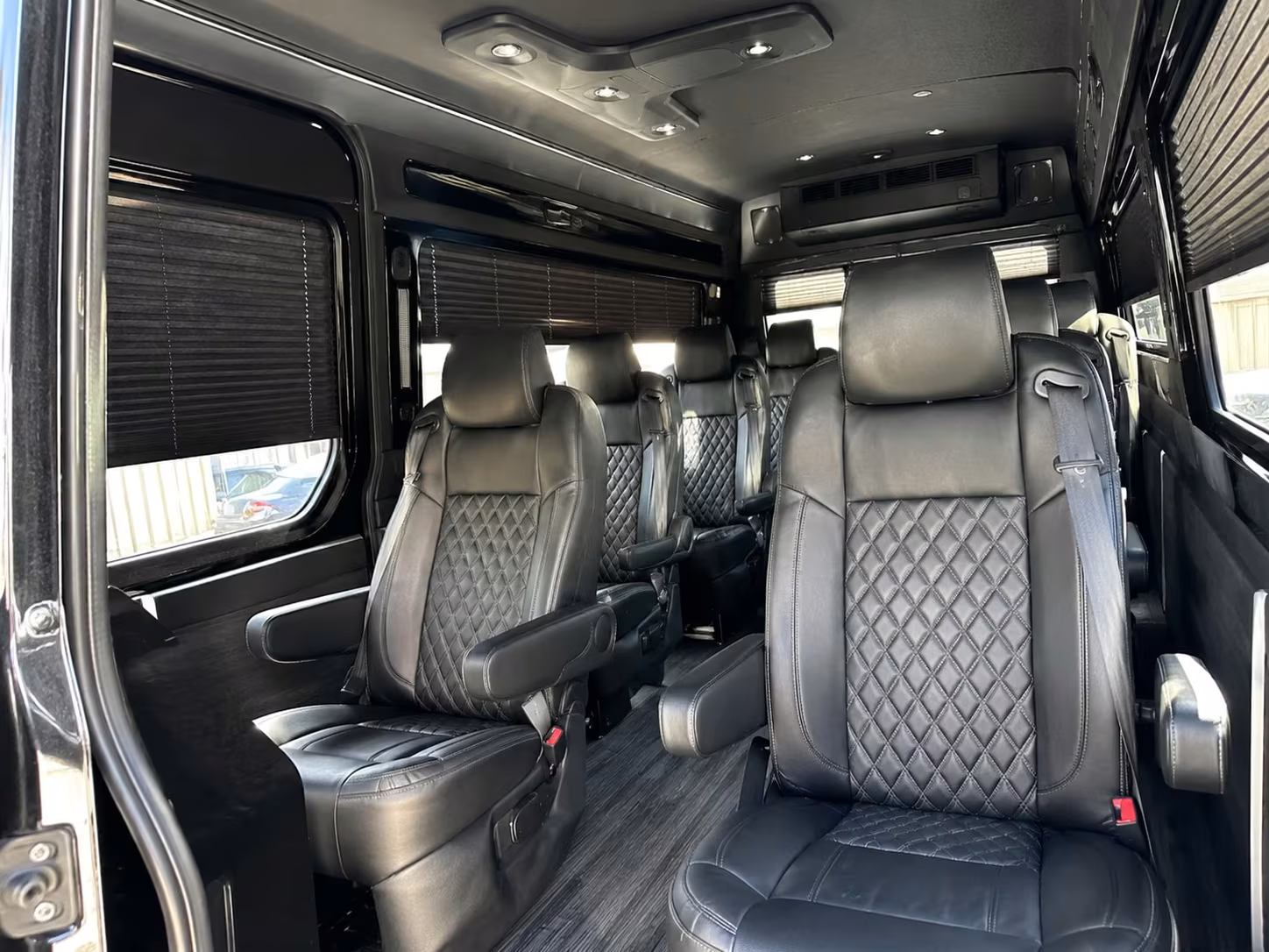 sprinter van with driver interior